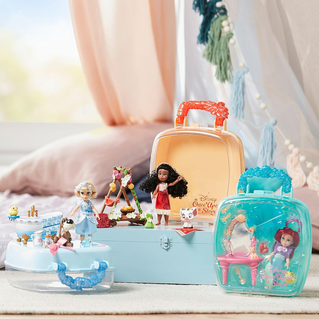 Disney Store Offizielles Arielle Minipuppen-Spielset, Arielle, die Meerjungfrau, Once Upon a Story K