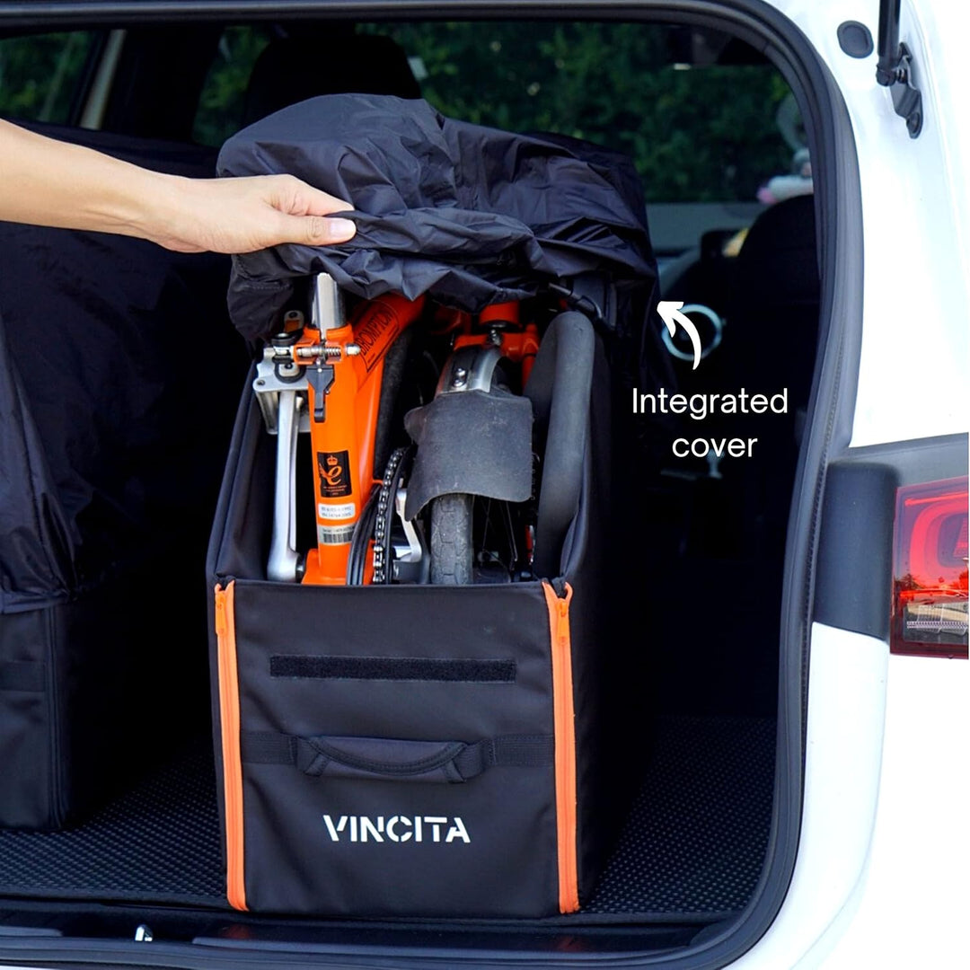 Vincita Keeper Box for Brompton Folding Bicycle - Folding Bike Storage Solution - Suitable For Bromp