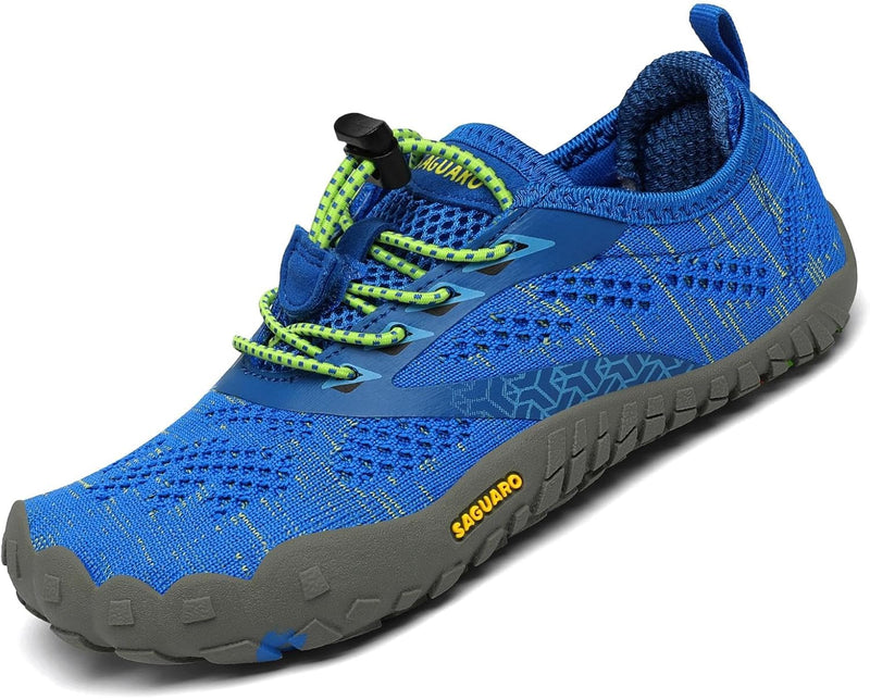 SAGUARO Kinder Barfussschuhe Schnell Trocknend Badeschuhe,24-36 EU 24 EU Blau, 24 EU Blau