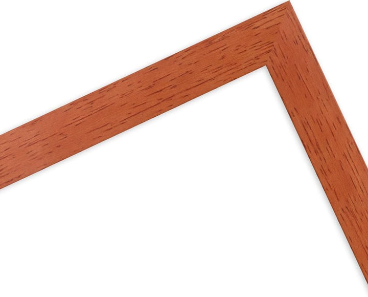 WANDStyle Bilderrahmen Modern 50x50cm I Farbe: Kirschbaum-Optik I Fotorahmen I klassischer Holzbilde