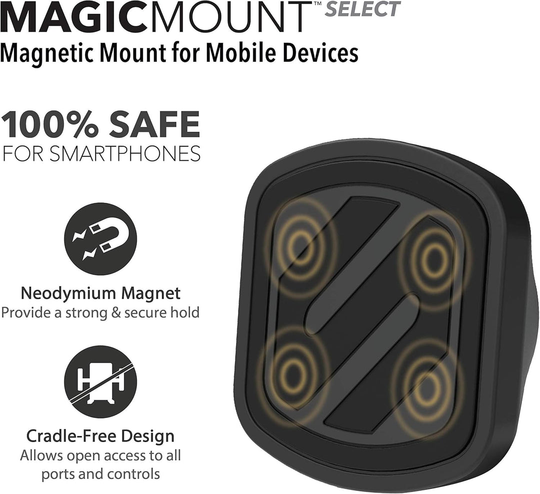 Scosche MMWSM-2PKXCES0 MagicMount Select Magnetisches Telefon, GPS oder Tablet Saugnapfhalterung, 36