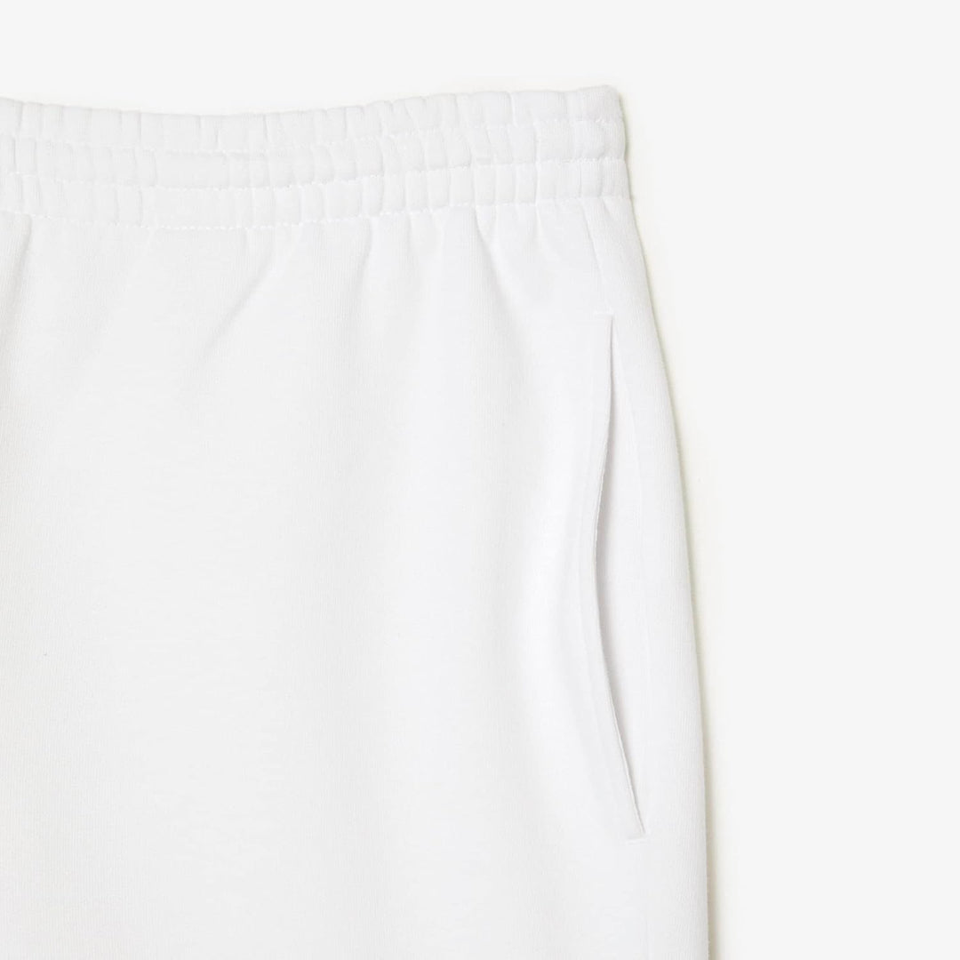 Lacoste Herren Kurze Trainingshose GH9627, Männer Sportshorts,Freizeithose,Regular Fit S Blanc, S Bl