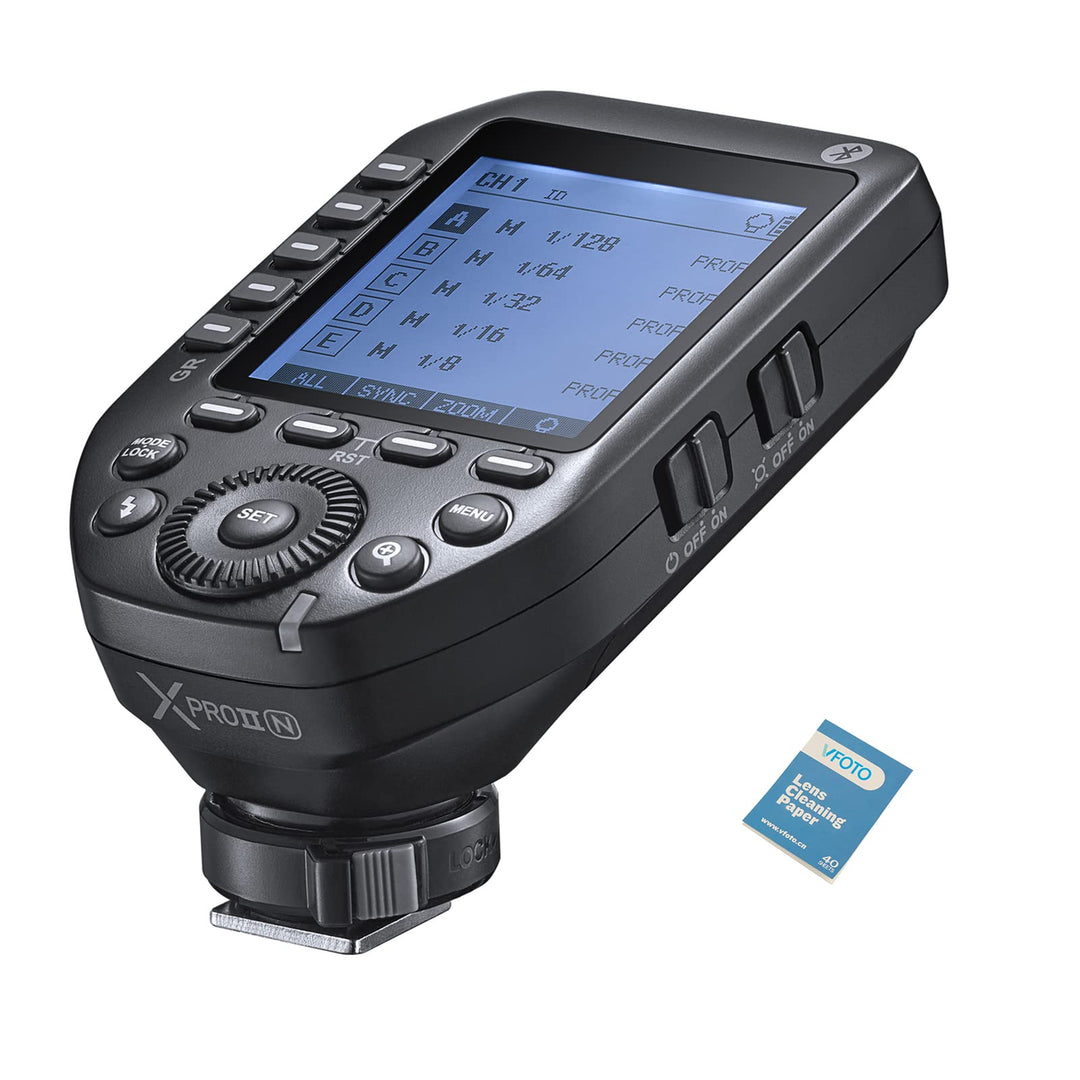 Godox XProII-N 2.4G Flash Trigger Transmitter TTL Autoflash 1/8000s HSS Grosser LCD-Bildschirm 32 Ka