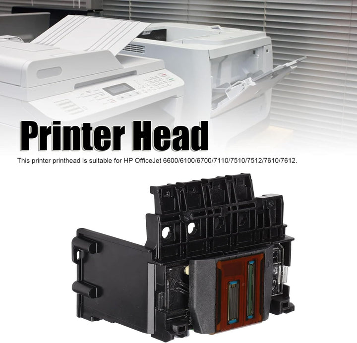 Garsent Ersatz-Farbdruckkopf für HP OfficeJet 6600/6100/6700/7110/7510/7512/7610/7612, Langlebiger A