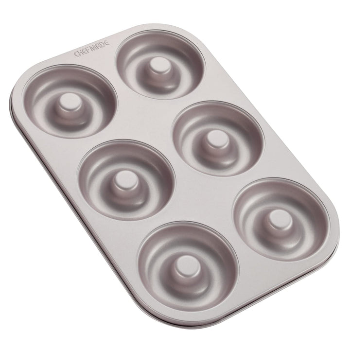 CHEFMADE Donut form Kuchen form, Antihaft-Ring-Donut-Back geschirr mit 6 Kavitäten zum Backen im Ofe