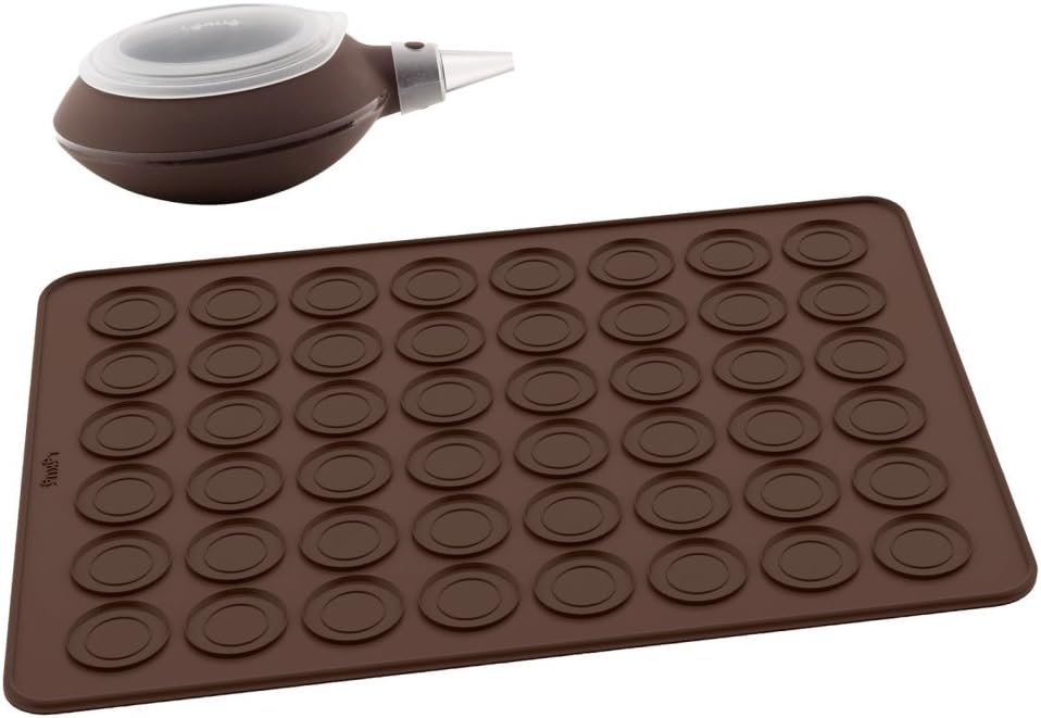 Lékué Macarons-Backset, braun A 30 cm, A 30 cm