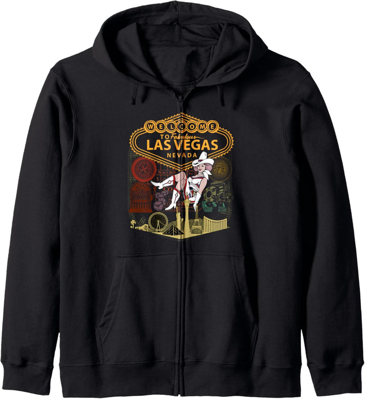 Las Vegas Souvenir Nevada Willkommensschild Kapuzenjacke