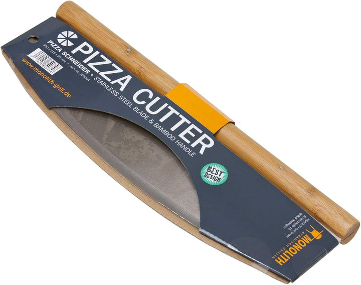 MONOLITH Pizza Set Junior/Icon - Pizzastein 26 x 1,5 cm - Pizzaheber - Pizza Cutter