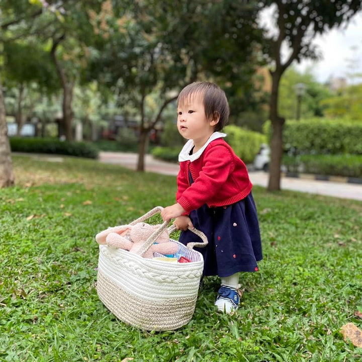 YeaYee Baby Windel Caddy Organizer，Multifunktionale Aufbewahrungsbox für Windeln， mit wechselbaren F