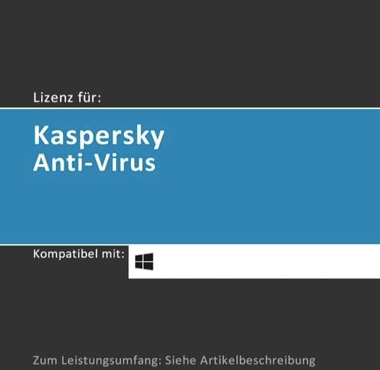 Lizenz per E-Mail für Kaspersky Anti-Virus Standard | 2025 | 3 Geräte | 2 Jahre | originale Vollvers