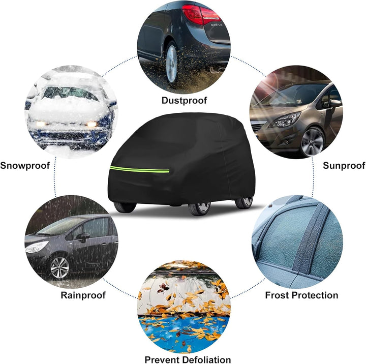 Vollgarage Autoabdeckung Ersatz für XEV Yoyo/XEV LSEV 2021-2025, Auto Abdeckplane Autogarage Autopla