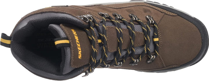 Skechers Herren Relment Pelmo64869 Stiefel 39 EU Khaki Suede, 39 EU Khaki Suede