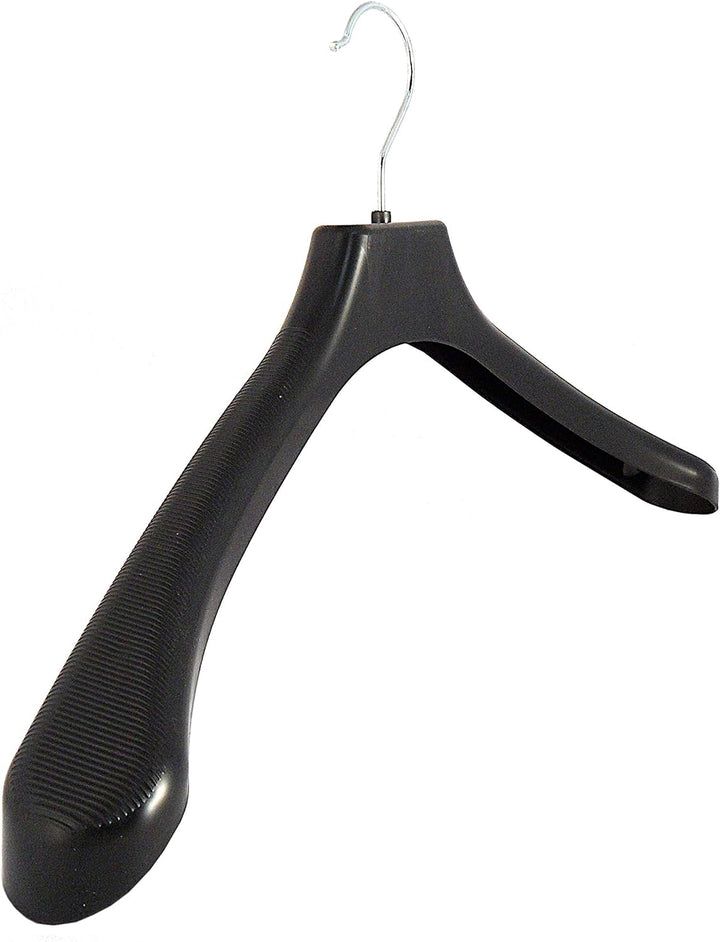 Kleiderbügel für Jacken und Mäntel, 48cm, XXL, schwarz, 60 Stück