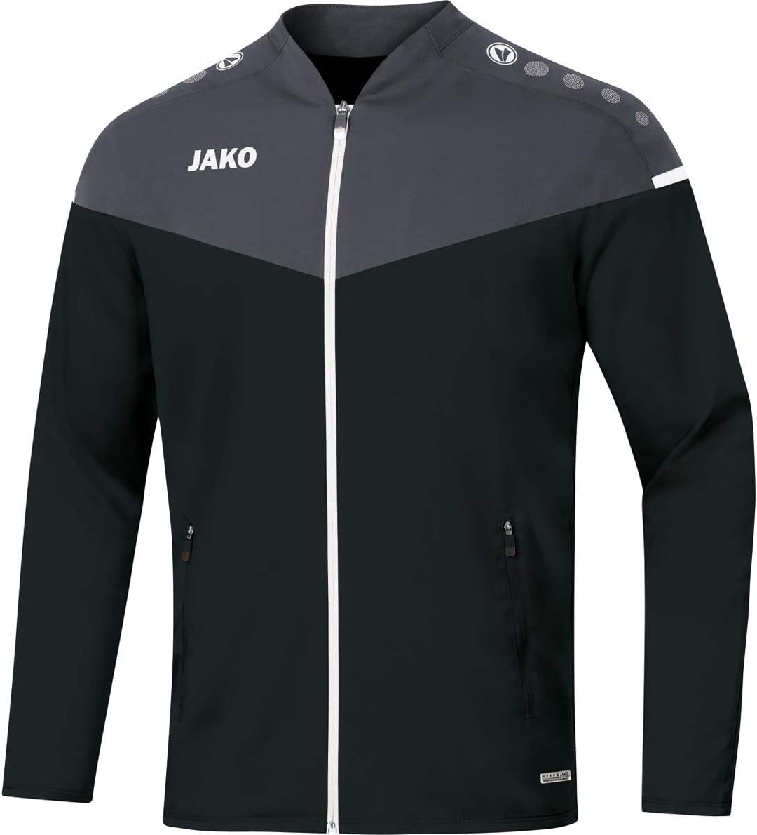 JAKO Damen Champ 2.0 Präsentationsjacke 34 schwarz/anthrazit, 34 schwarz/anthrazit