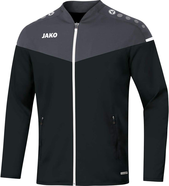 JAKO Damen Champ 2.0 Präsentationsjacke 34 schwarz/anthrazit, 34 schwarz/anthrazit
