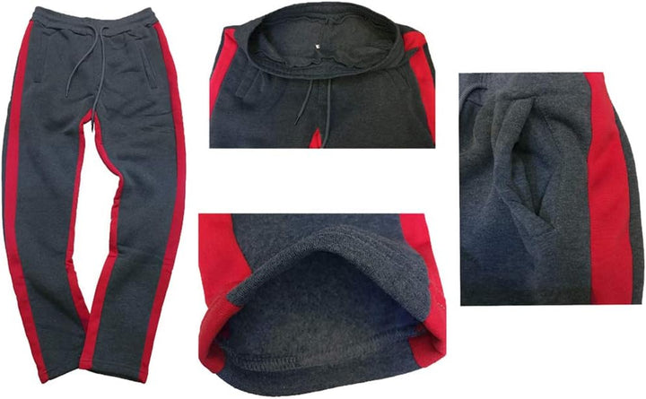 Herren Trainingsanzug Jogginganzug Männer Kapuzenpullover und Jogginghose Sportanzug M Grau, M Grau