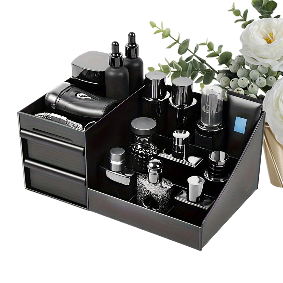 Make-up-Organizer für Schminktisch, Schmuck-Kosmetikkoffer, Schreibtisch-Kosmetikaufbewahrung, für H