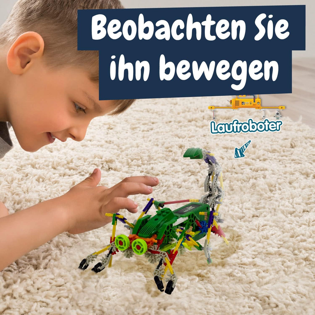 Science4you - Robotik Scorpiobot, EIN Roboter Bausatz mit 161 Stücke - Roboter Selber Bauen mit Dies