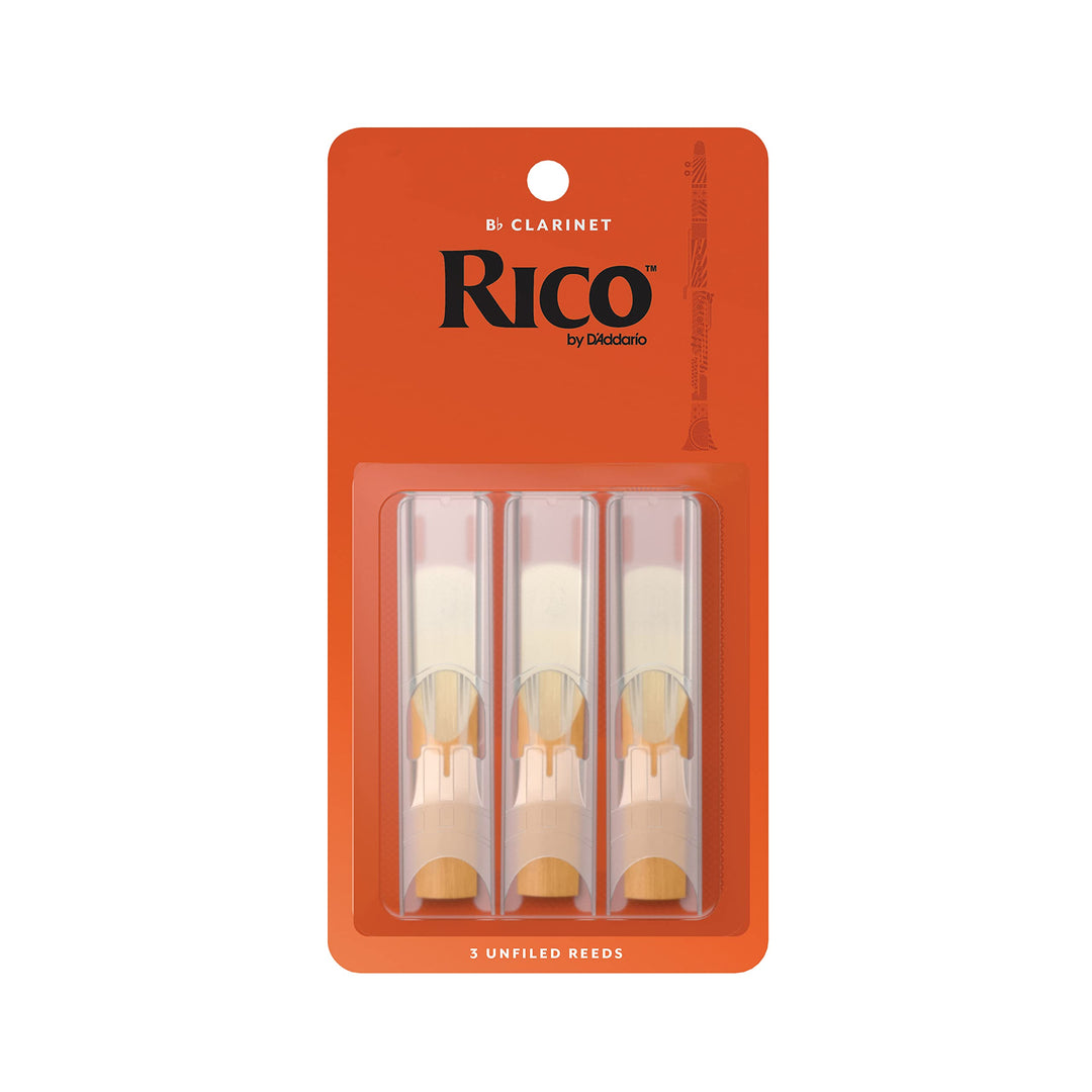 Rico by D'Addario Bb-Klarinettenblätter, Stärke 3, 3-pack Stärke 3.0 3-pack, Stärke 3.0 3-pack