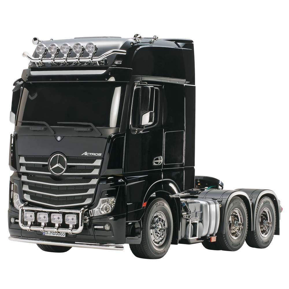 TAMIYA 300056348 56348 Mercedes-Benz Fahrzeug 1:14 RC MB Actros 3363 Giga Sp. 6x4, schwarz