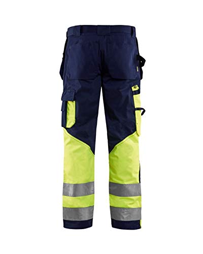 Blaklader 15291860 Hose mit hoher Sichtbarkeit, Marineblau/Gelb, grootte C44 C44 Navy Blue / Yellow,