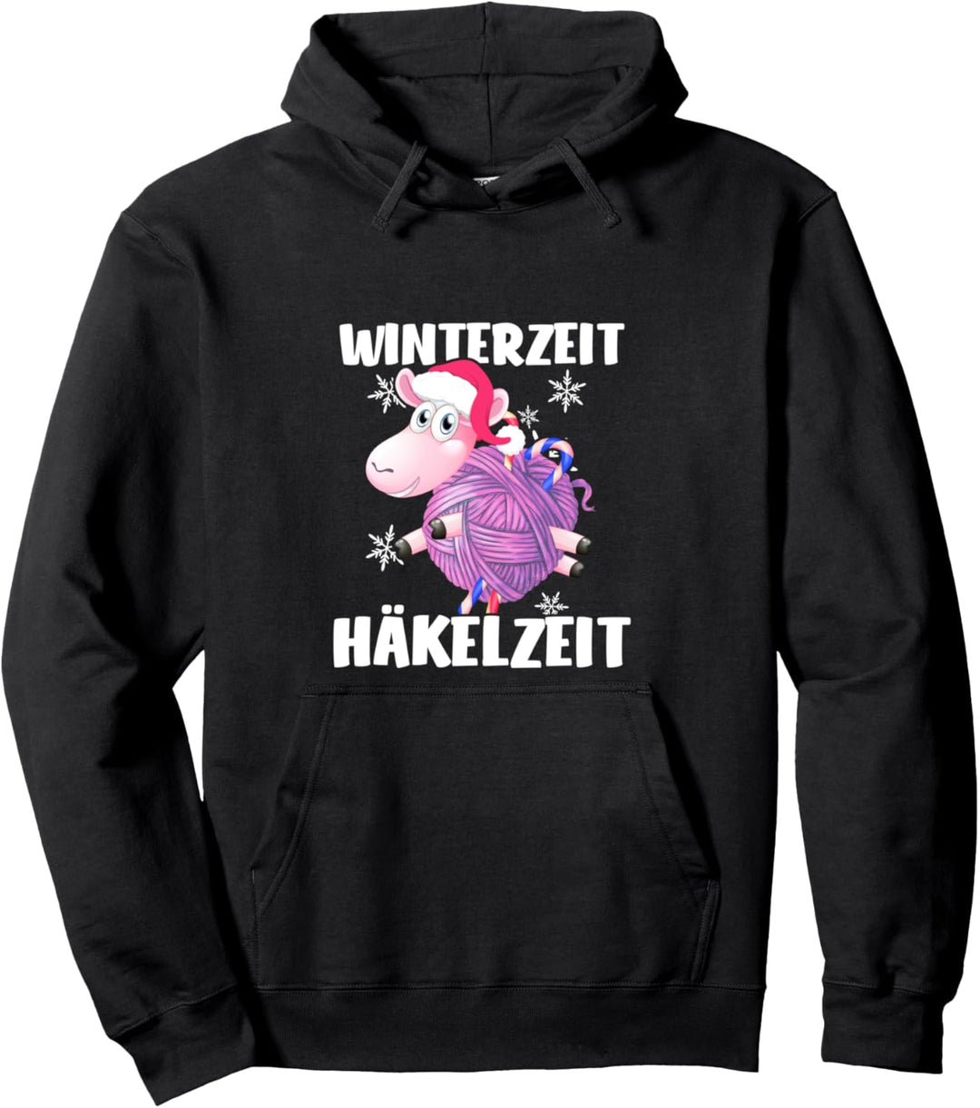 Winterzeit ist Häkelzeit Süsses Schaf Stricken Häkeln Nähen Pullover Hoodie
