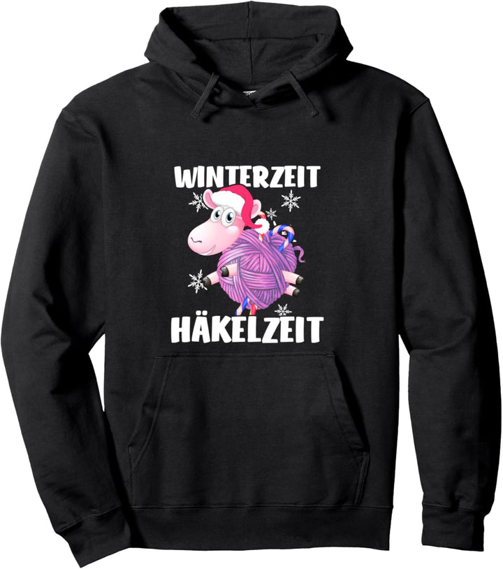 Winterzeit ist Häkelzeit Süsses Schaf Stricken Häkeln Nähen Pullover Hoodie