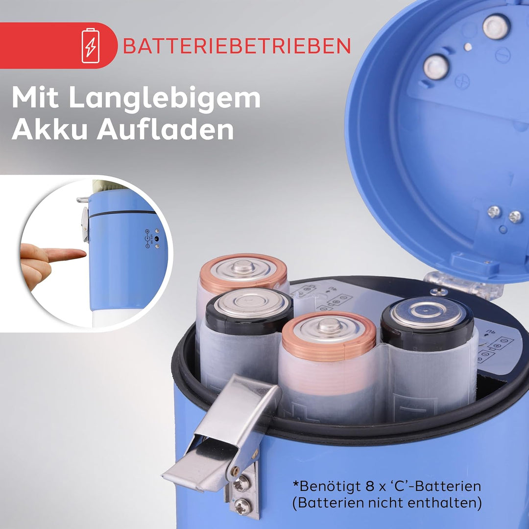 50 Watt Megafon von Pyle - Voice Holder mit integrierter Sirene und LED-Lampe - einstellbare Lautstä