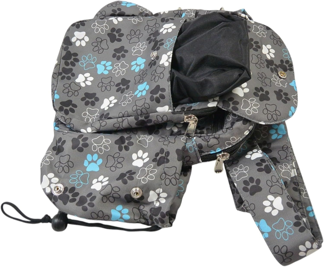 Konstanz Mandala 71049 – Gassitasche mit integriertem Flaschenhalter – Leckerlitasche für Hunde, was