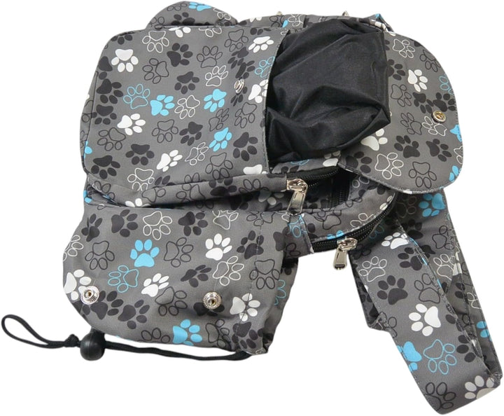 Konstanz Mandala 71049 – Gassitasche mit integriertem Flaschenhalter – Leckerlitasche für Hunde, was