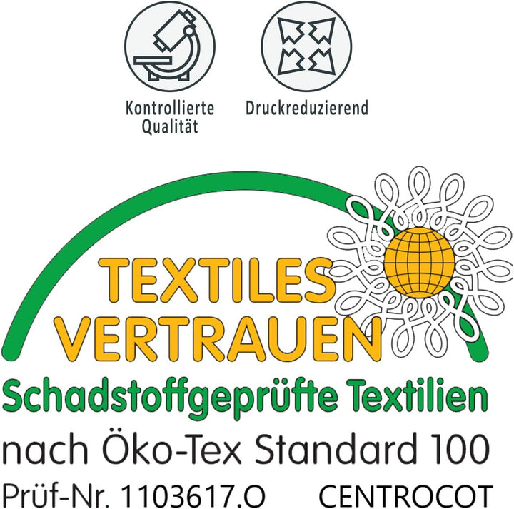 salinasoft Orthopädisches Nackenstützkissen, Kopfkissen aus Druckausgleichendem Visco-Gelschaum für