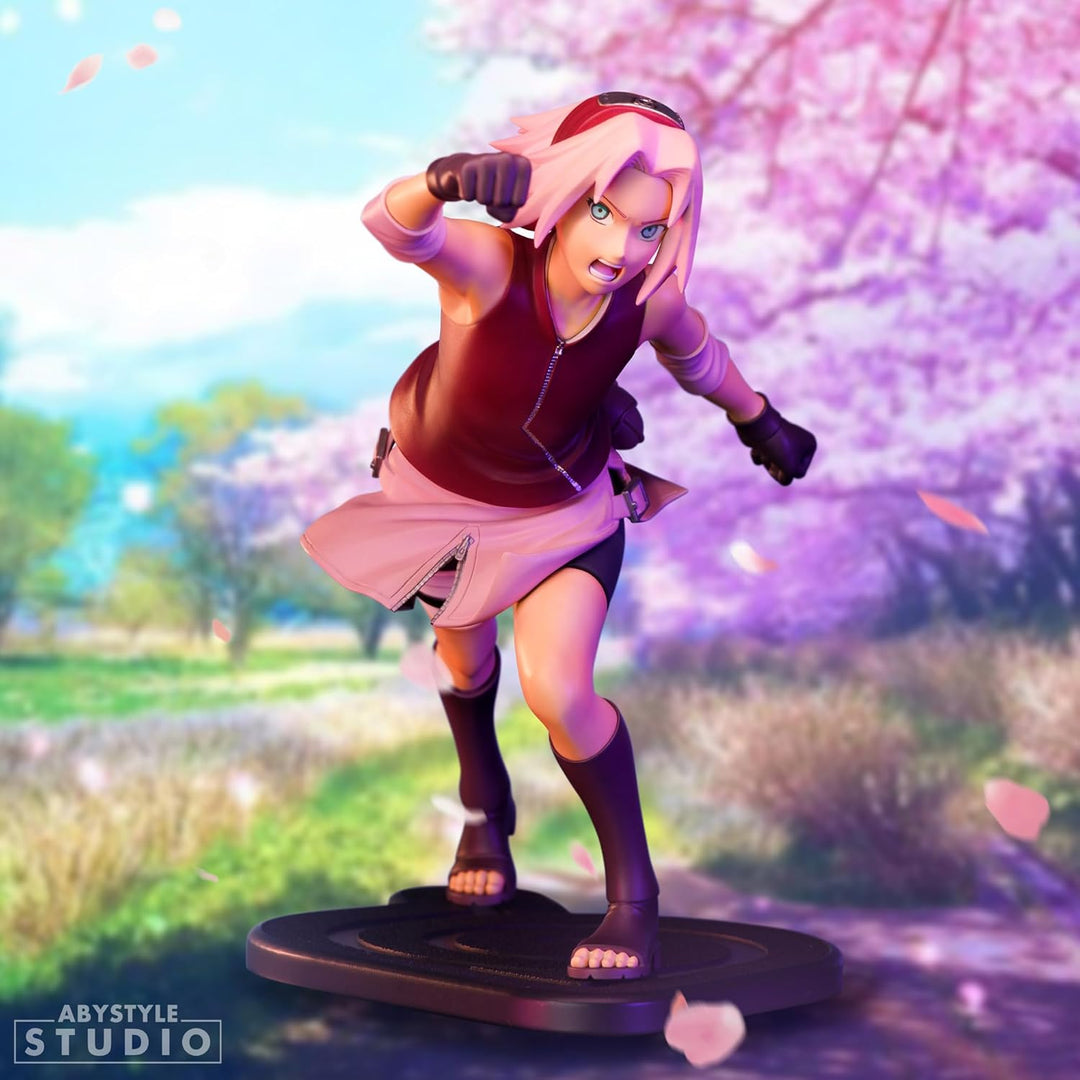 Abysse Corp Naruto Shippuden Actionfigur Sakura 1:10 Scale Bedruckt, aus PVC, in Geschenkverpackung.