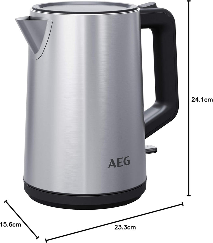 AEG K4-1-4ST Wasserkocher (1,7 l, Wasserstandsanzeige, Tropfschutz, Kalkfilter, Sicherheitsabschaltu