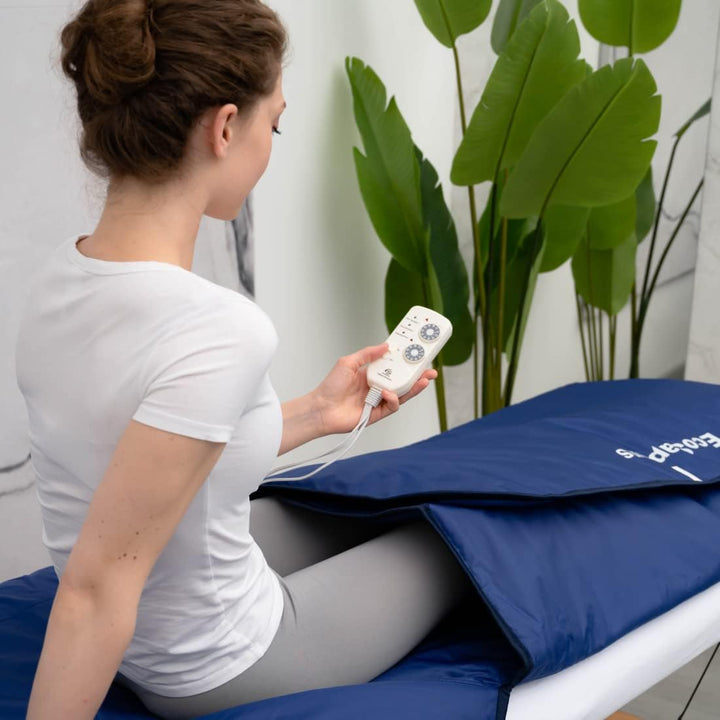 Infrarot-Saunadecke 180 * 220 cm, 2 Zonen Fernbedienung, portative Home SPA, Infrarot-Therapie, Körp