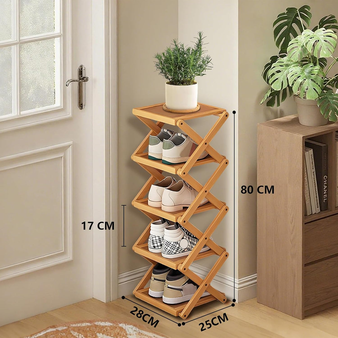 YYW Schuhregal, faltbares Schuh-Organizer, freistehendes Regal für Eingangsbereich, Schrank, Flur, f