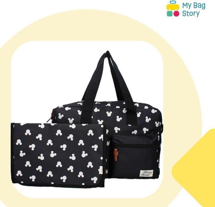 mybagstory - Wickeltasche mit grosser Kapazität mit Wickelunterlage Micky Maus - Grösse 40 cm - vers