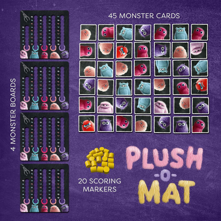 HABA Plush-o-mat – Monster-Kartenspiel in Cooler Kuschel-Optik – Lustiges Familienspiel rund um den