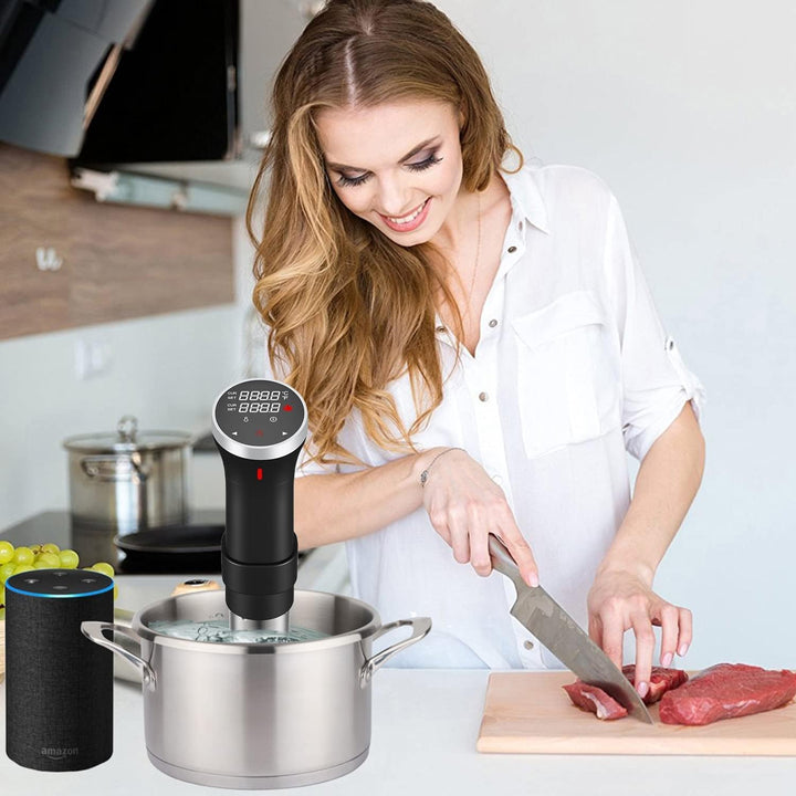 Fityou Sous Vide Stick, Wasserdicht Sous Vide Garer, 1100W Präziser Temperatureinstellung und digita