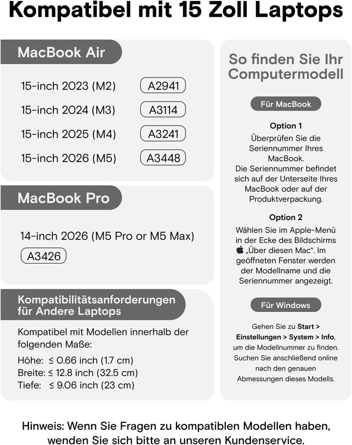 MOFT Laptoptasche Hülle & Laptop Ständer für 15 Zoll Laptop, Vegan Leder Laptoptasche mit Erweiterba