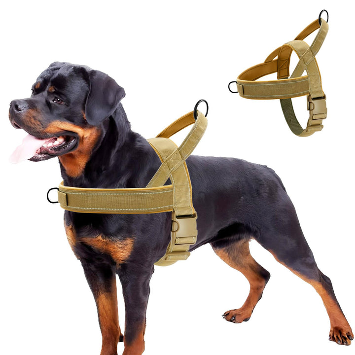 Hundegeschirr Mittelgrosse Hunde，Verstellbare Geschirr Hund, Anti-Zug Reflektierende Mittel Hundeges