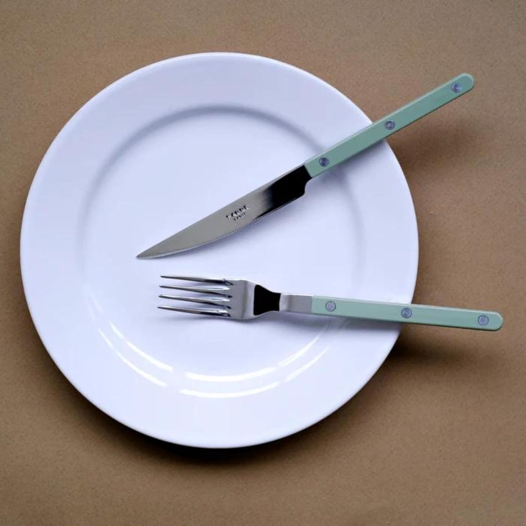 SABRE PARIS - Tafelbesteck, 5-teilig - Bistrot - Messer, Gabel, Esslöffel, Teelöffel & Kuchengabel -
