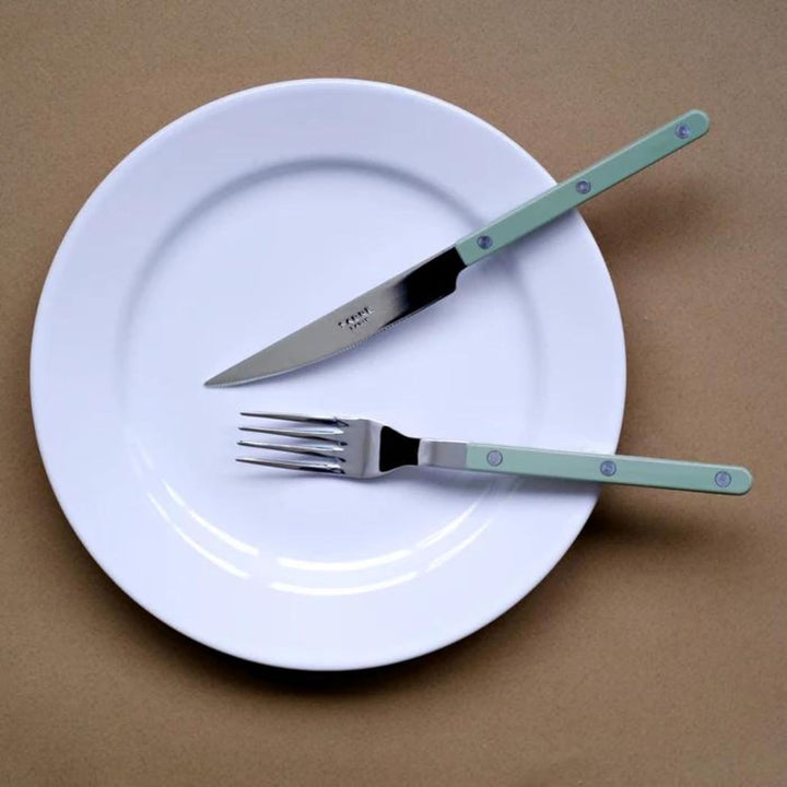SABRE PARIS - Tafelbesteck, 5-teilig - Bistrot - Messer, Gabel, Esslöffel, Teelöffel & Kuchengabel -