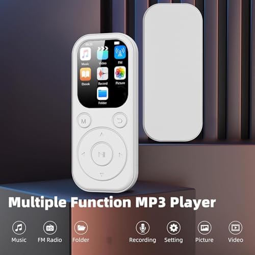 MP3 -Player mit Bluetooth 5.4, HiFi Tragbarer Musikplayer mit 3,5 -mm -Kopfhörer -Jack, 2.01in IPS -