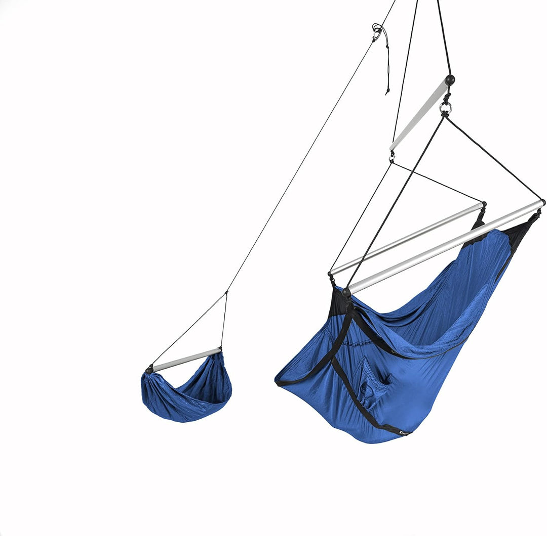 Ticket to the Moon Moonchair Hängesessel für Garten, Haus, Urlaub, Camping, Fallschirmseide, Nylon,