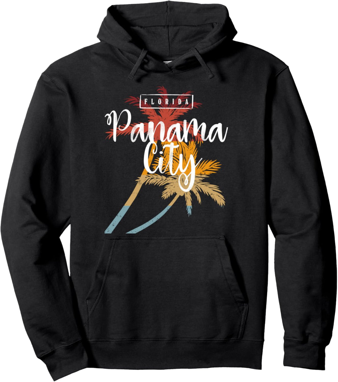 Panama City Florida-Frühjahrsferien-Palmen Pullover Hoodie
