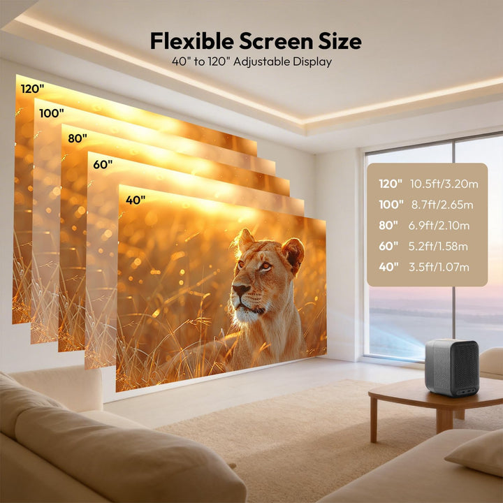 Formovie Xming Page Two Beamer mit Google TV, 1080P, 4K unterstützt, WLAN, Bluetooth, Dolby Audio, M