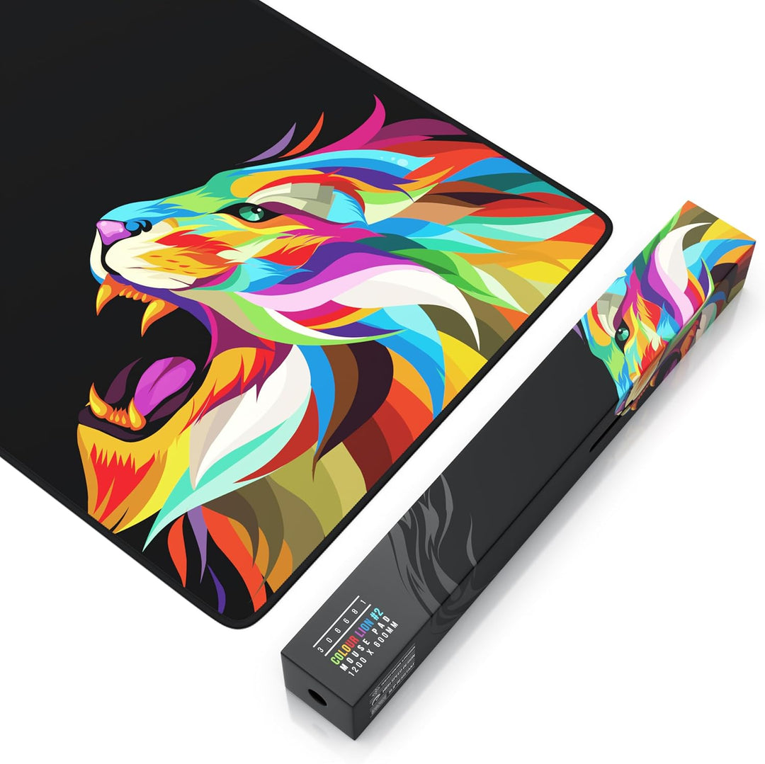Titanwolf XXXL Übergrösse Mauspad 1200x600mm, Gaming Mousepad Gross,120x60 cm Tischunterlage Large S