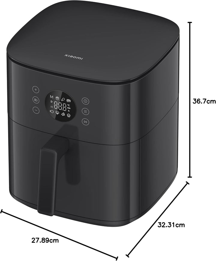 Xiaomi Air Fryer 6.5L Black EU 36.7 cm x 27.9 cm x 32.3 cm Black, 36.7 cm x 27.9 cm x 32.3 cm Black