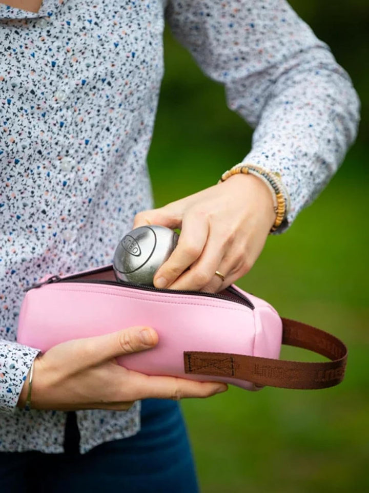 Obut TROOVRS Federmäppchen, Leder, Rosa