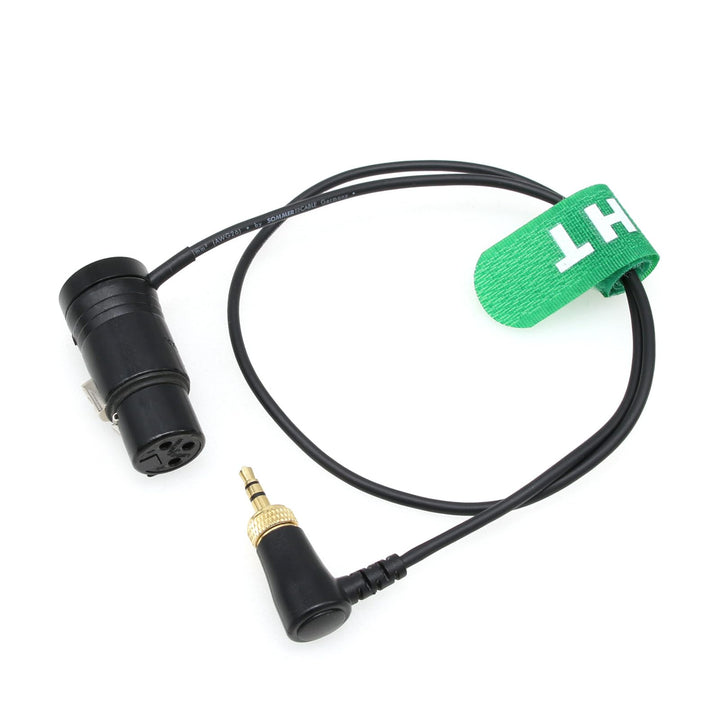 HangTon Mikrofon-Sender-Audiokabel für Sennheiser SK 500 G4 Sony UWP D11 D21, Low-Profile-XLR-Buchse